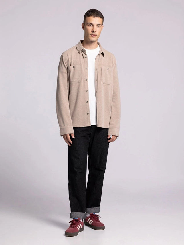 Clark Shirt - Long Sleeve Button Up CLOVE HEATHER