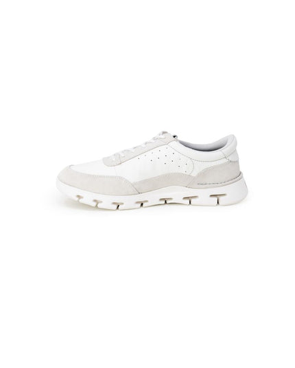 Clarks White Leather Sneaker