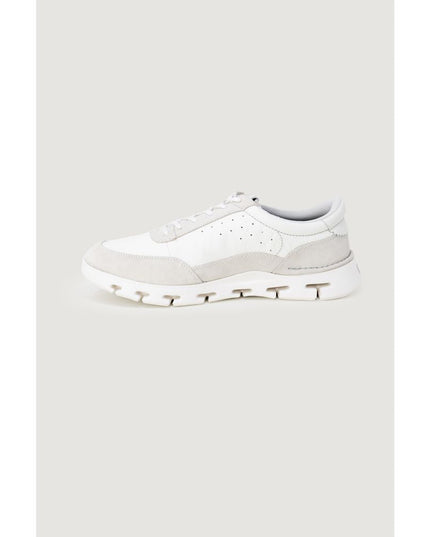 Clarks White Leather Sneaker