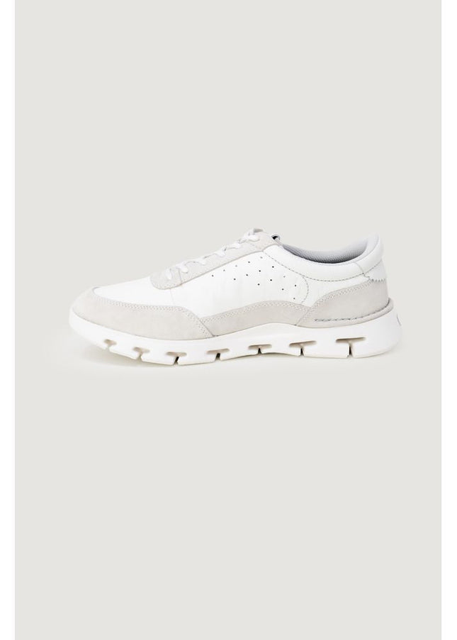 Clarks White Leather Sneaker