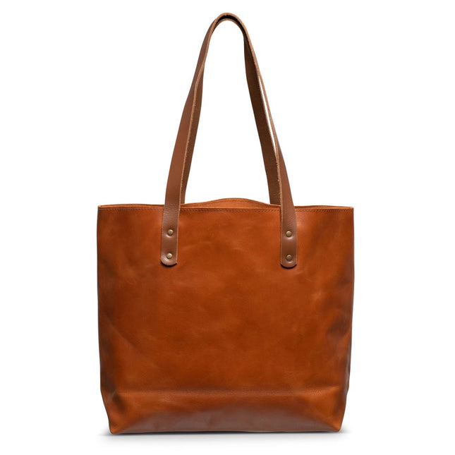 Classic Leather Tote Hazelnut Brown