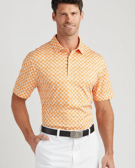 Clint-Clothing Polo-Bermuda Sands-S-Tangerine-Urbanheer