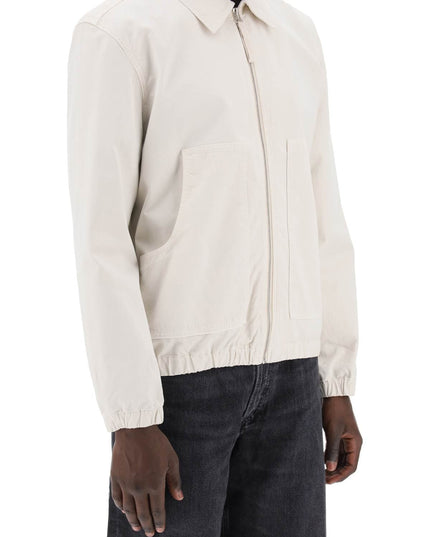 Closed cotton blouson jacket