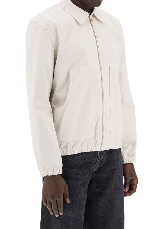 Closed cotton blouson jacket