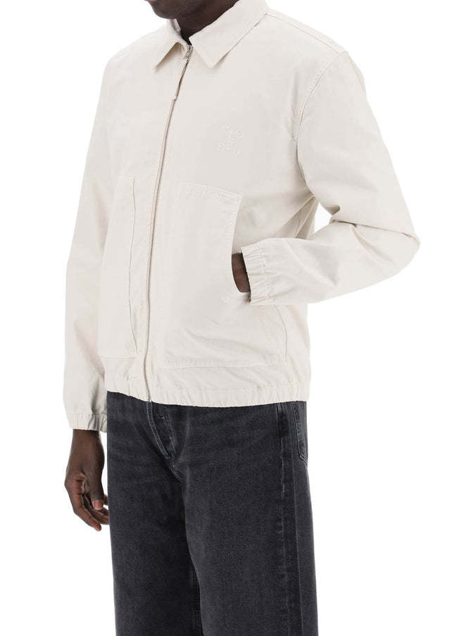 Closed cotton blouson jacket