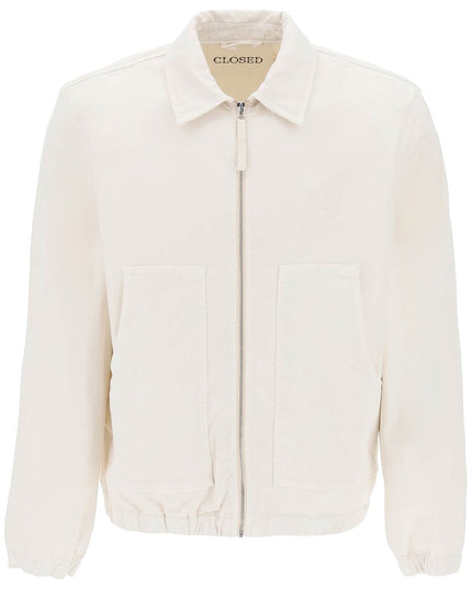 Closed cotton blouson jacket