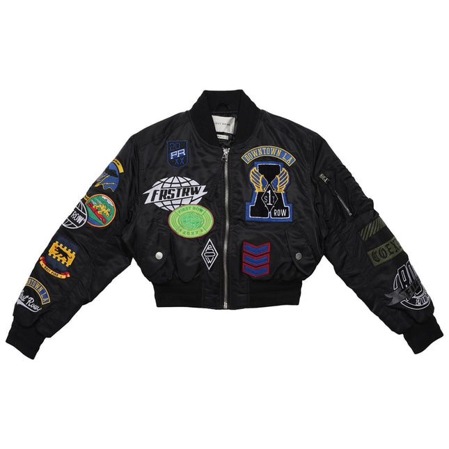 Coexist Multi Patches MA-1 Jacket Black