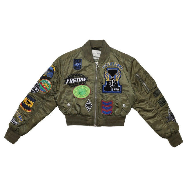 Coexist Multi Patches MA-1 Jacket Olive