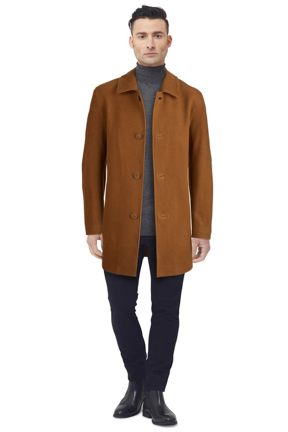 Cole Haan Classic Italian Wool Cashmere Topper Jacket