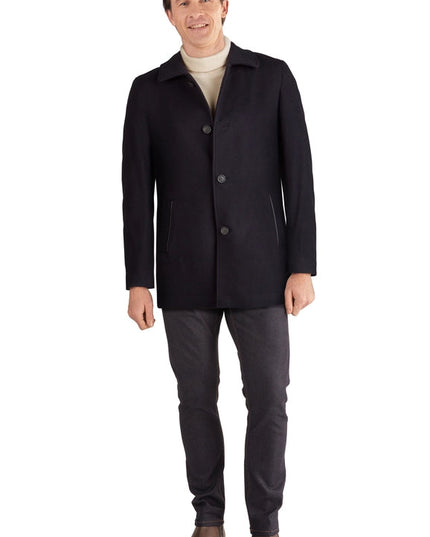 Cole Haan Classic Italian Wool Cashmere Topper Jacket