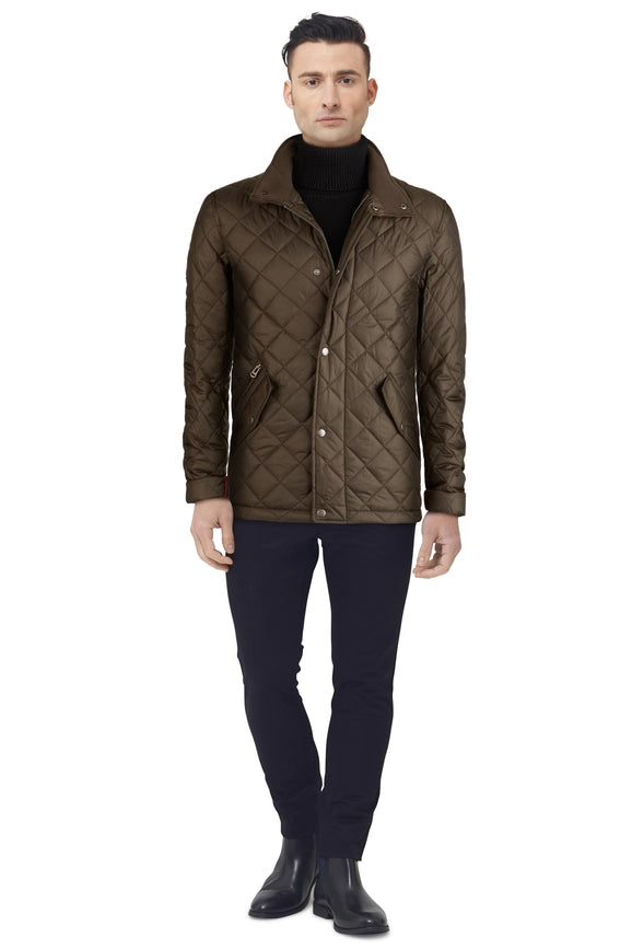 Cole Haan Diamond Quilted Barn Jacket