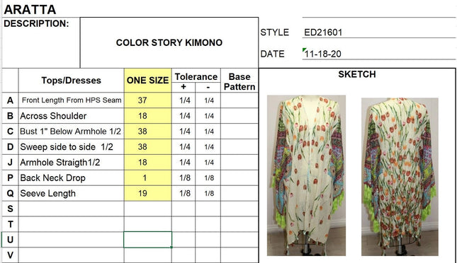 Color Story Kimono