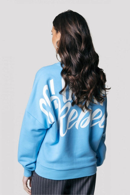 Colourful Rebel Logo Sweat | Mist Blue