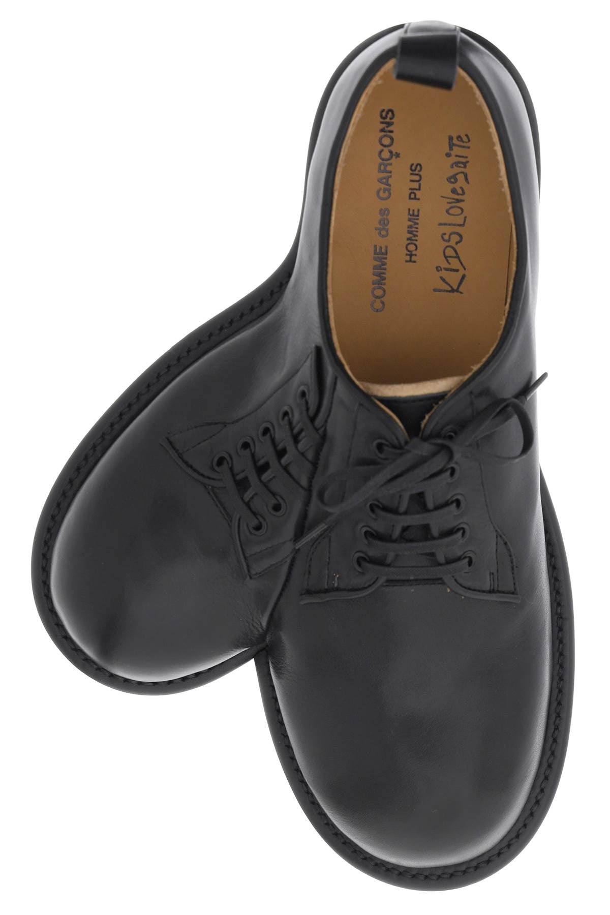 Comme Des Garcons Homme Plus "double-tipped derby shoes by comme des garçons - Black
