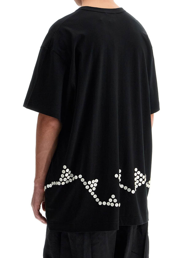 Comme Des Garcons Homme Plus embroidered button-up t