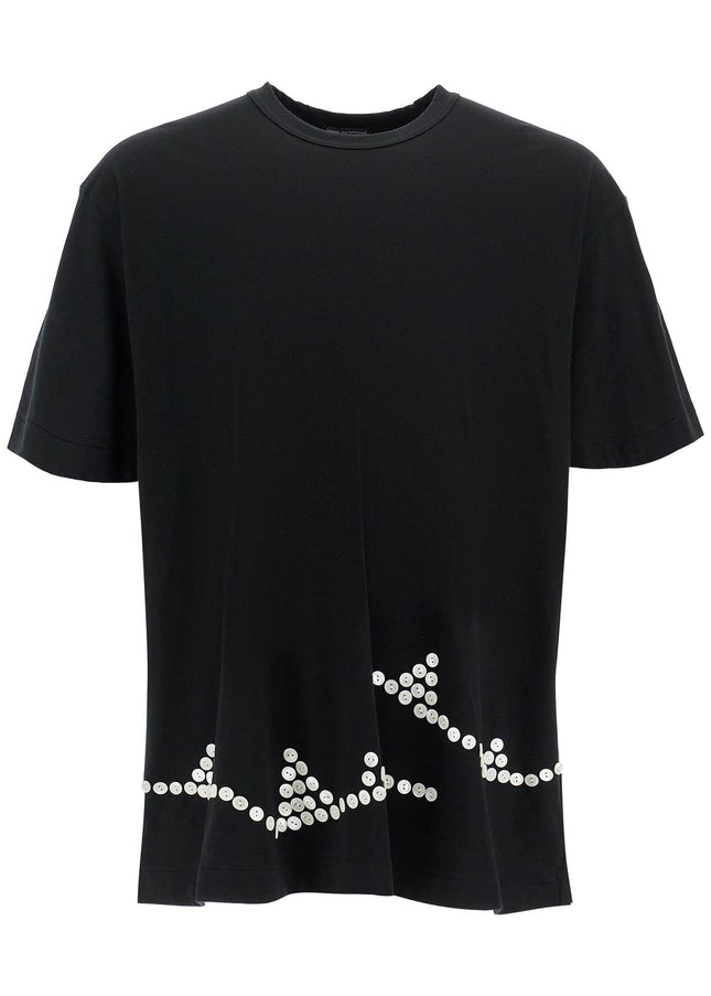 Comme Des Garcons Homme Plus embroidered button-up t