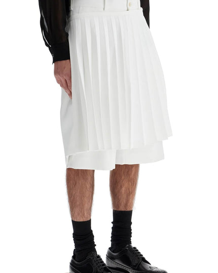 Comme Des Garcons Homme Plus kilt panel bermuda shorts with