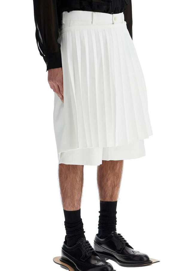 Comme Des Garcons Homme Plus kilt panel bermuda shorts with