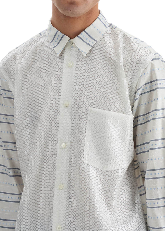 Comme Des Garcons Homme Plus maxi jacquard shirt with