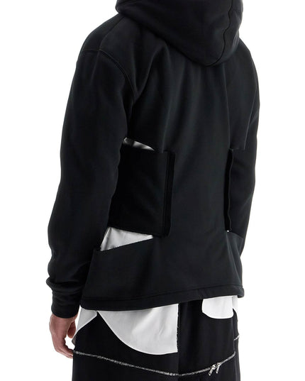 Comme Des Garcons Homme Plus sweatshirt with raw edge cut out