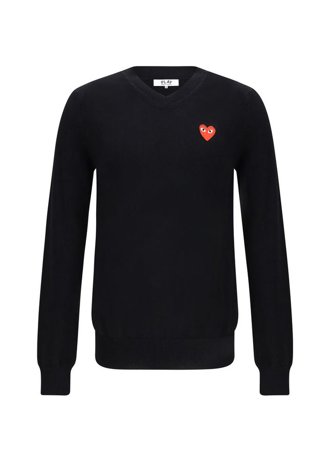 Comme Des Garçons Play Logoed Sweater