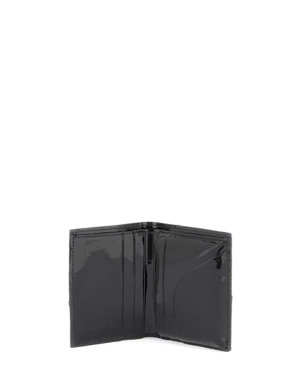 Comme Des Garcons Wallet bifold patent leather wallet in