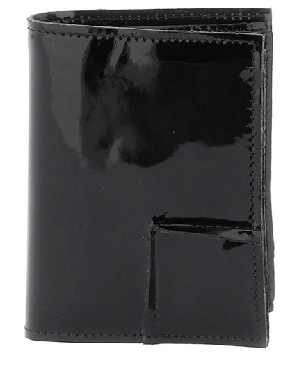 Comme Des Garcons Wallet bifold patent leather wallet in