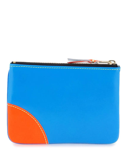 Comme Des Garcons Wallet fluo mini pouch