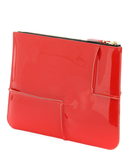 Comme Des Garcons Wallet glossy patent leather