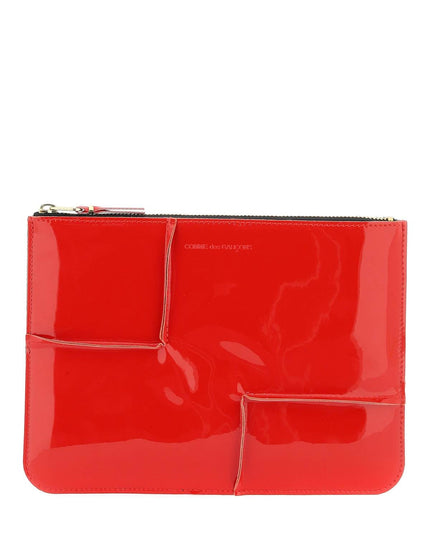 Comme Des Garcons Wallet glossy patent leather