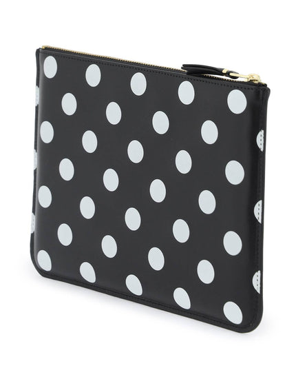 Comme Des Garcons Wallet polka dots pouch