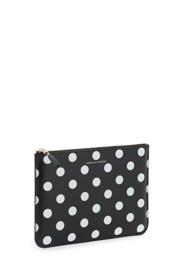 Comme Des Garcons Wallet polka dots pouch