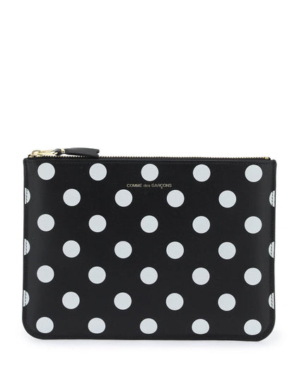 Comme Des Garcons Wallet polka dots pouch