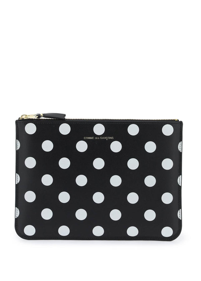 Comme Des Garcons Wallet polka dots pouch