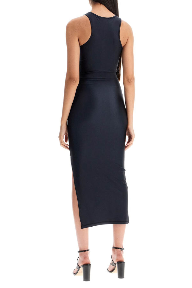 Coperni shiny jersey midi dress in