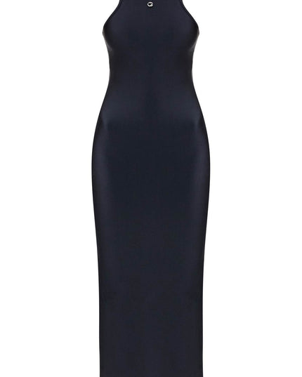 Coperni shiny jersey midi dress in