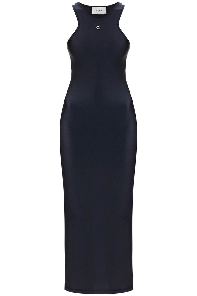 Coperni shiny jersey midi dress in