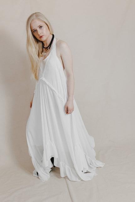 Rose Petals Wedding Dress-Briiskie Bobbins-Urbanheer