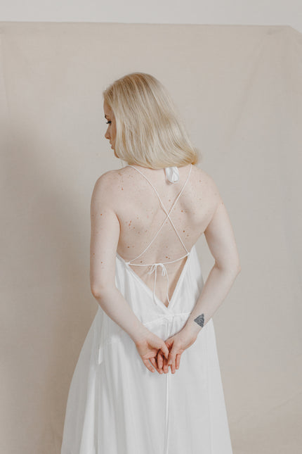 Rose Petals Wedding Dress-Briiskie Bobbins-Urbanheer