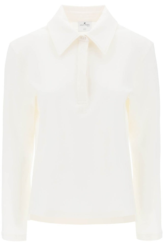 Courreges cotton piqué polo shirt