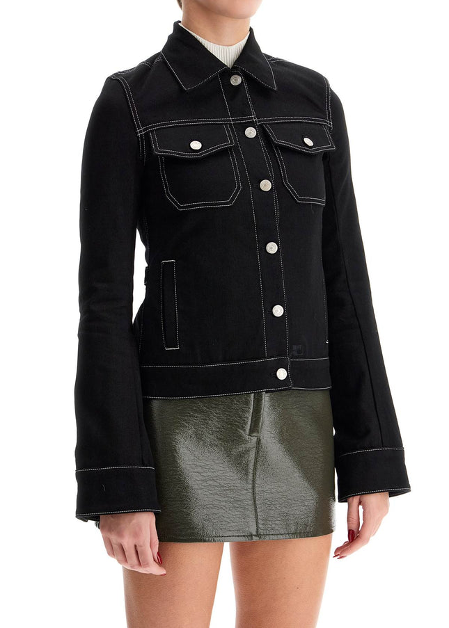 Courreges denim trucker jacket for