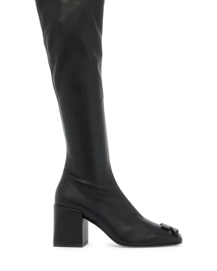 Courreges stretch reedition eco-leather boots