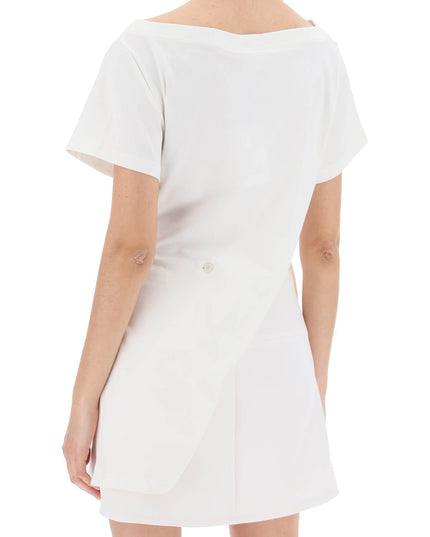 Courreges twisted body t-shirt