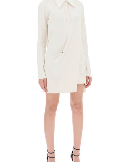 Courreges twisted polo mini dress