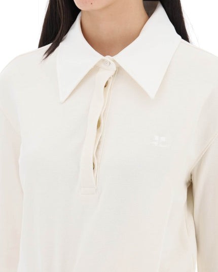 Courreges twisted polo mini dress