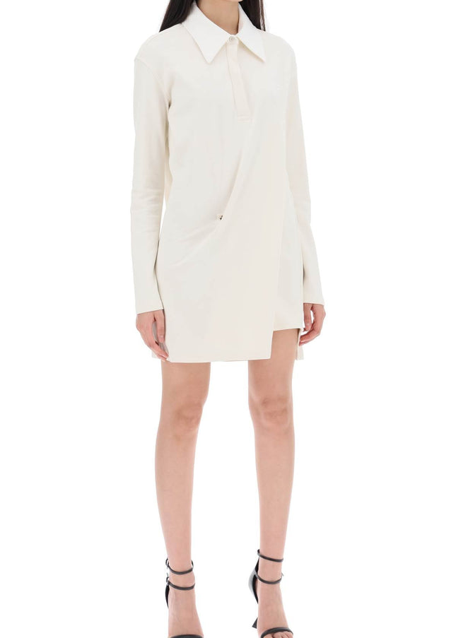 Courreges twisted polo mini dress