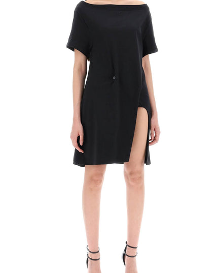 Courreges twisted t-shirt mini dress