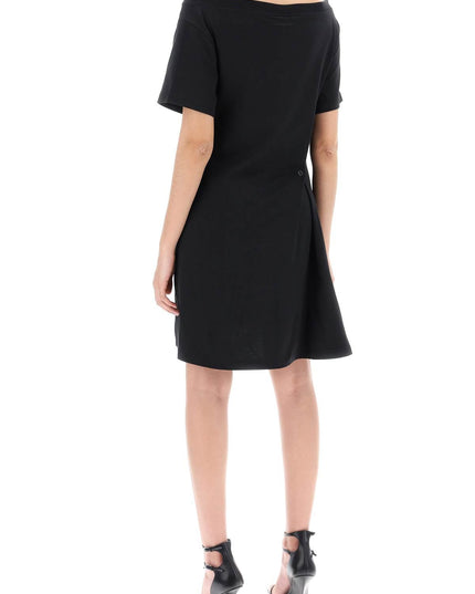 Courreges twisted t-shirt mini dress