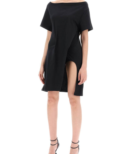 Courreges twisted t-shirt mini dress