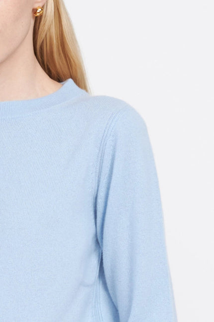 Crewneck Cashmere Sweater - Arctic Blue